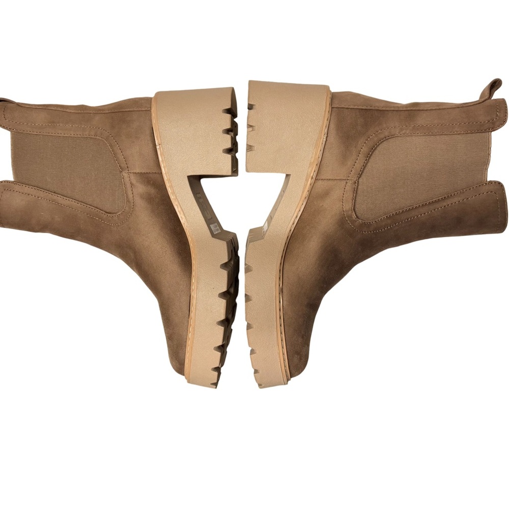 DV by Dolce Vita Tiffany Chelsea Boots | Taupe Suede - Picture 9 of 10